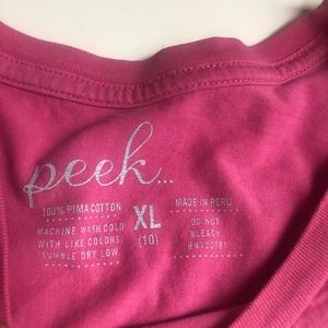 Girls Peek tshirt size XL or 10